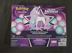 Pokemon TCG Galarian Rapidash V Collection Box 4 Booster Packs NEW - Image 2