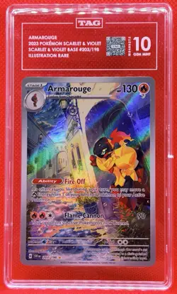TAG 10 Pokemon Armarouge IR 203/198 - SVI English - Image 1