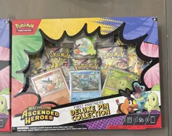 Pokemon TCG Ascended Heroes First Partners Deluxe Pin Collection NEW SEALED (2) - Image 3