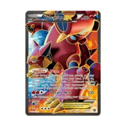 Pokemon Pokemon XY - Steam Siege Volcanion EX (Full Art) (UR) #107 (Holo) NM - Image 1