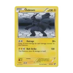 Pokemon Pokemon Black & White Zekrom (HR) #47 (Holo) NM - Image 1