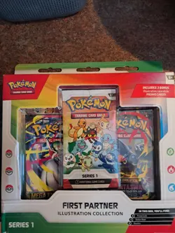 Pokemon TCG First Partner Illustration Collection Series 1 New Sealed In Hand! - Image 1