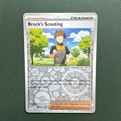 Brock's Scouting 146/159 Sv09: Journey Together Reverse Holo - Pokemon TCG - Image 1