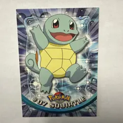 Squirtle #7 1999 Topps Pokemon TV Animation Series 1 Non-Holo Vintage - Image 1