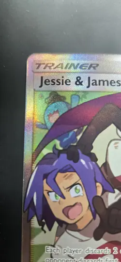 Pokemon Jessie & James Full Art Trainer 68/68 Hidden Fates Ultra Rare Holo - Image 2