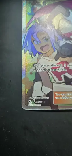 Pokemon Jessie & James Full Art Trainer 68/68 Hidden Fates Ultra Rare Holo - Image 4