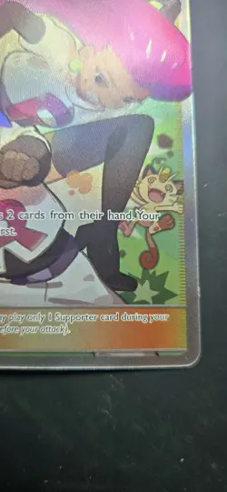 Pokemon Jessie & James Full Art Trainer 68/68 Hidden Fates Ultra Rare Holo - Image 5