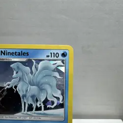 Pokemon REVERSE HOLO RARE ALOLAN NINETALES BURNING SHADOWS 28/147 PACK FRESH - Image 4