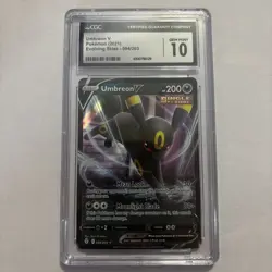2021 POKEMON EVOLVING SKIES - HOLO #094/203 UMBREON V CGC 10 GEM MINT - Image 1