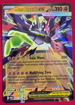 Pokemon Perfect Order Mega Zygarde EX 047/088 Double Rare NM - Image 1