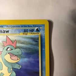Pokemon Neo Geneise 1st Edition Non-Holo Croconaw 32/111 VG/EX - Image 3