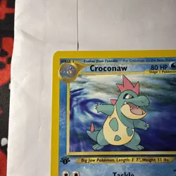 Pokemon Neo Geneise 1st Edition Non-Holo Croconaw 32/111 VG/EX - Image 4