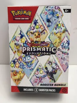 Pokemon TCG Prismatic Evolutions Booster Bundle Box Eevee Umbreon - Image 1