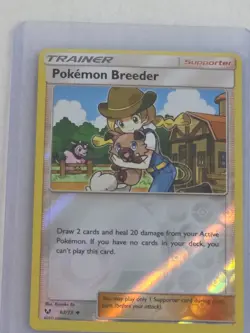 Pokemon - Pokemon Breeder - 63/73 - Uncommon - Reverse Holo - Sun & Moon Shining - Image 3