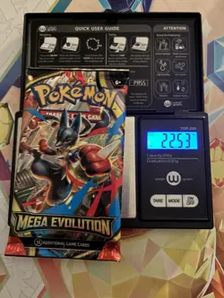 (HEAVY) 22.53g Pokemon TCG Mega Evolution Booster Pack (SEALED)✅ - Image 1