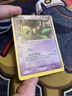 Pokemon Vibrava - (Delta Species) 42/101 Dragon Frontiers Misprint Miscut RARE - Image 2