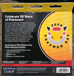 Pokemon TCG: Pokemon Day 2026 Collection Box - 30th Anniversary - Image 2