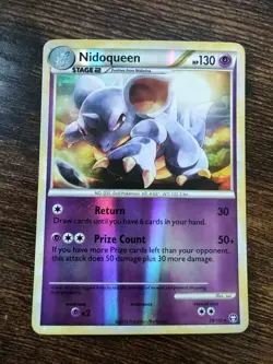 Pokemon Nidoqueen 28/102 HeartGold & Soulsilver HGSS Triumphant Reverse Holo - Image 1