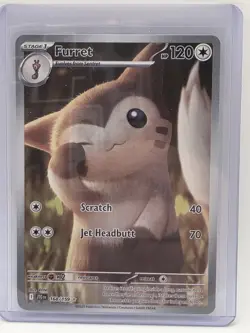 Pokemon TCG Furret Journey Together Ultra Rare Holo Card 168/159 Hot 🔥 - Image 1