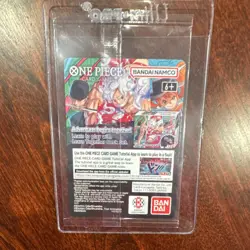Bandai Namco One Piece CCG Monkey D. Luffy US Voyage Promo Full Art Holo Card - Image 2