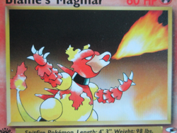 Blaine's Magmar - 37/132 - 1st Edition Uncommon WOTC TCG—Gym Heroes Pokemon Card - Image 2