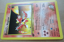 Blaine's Magmar - 37/132 - 1st Edition Uncommon WOTC TCG—Gym Heroes Pokemon Card - Image 3