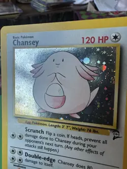Pokemon TCG Clefairy & Chansey Lot - Base Set Holo Vintage 3 Card LP/MP - Image 3