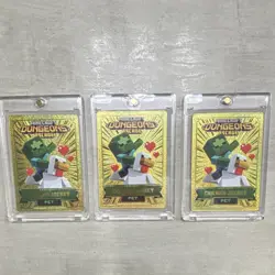 Minecraft Dungeons Arcade CHICKEN JOCKEY Legendary Foil Pet Card - Image 1
