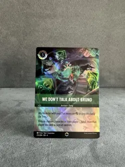 Disney Lorcana Enchanted We Don't Talk About Bruno Card EN-4 213/204 - Image 1