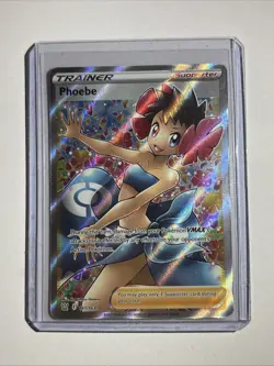Phoebe Full Art Trainer Swsh05: Battle Styles Holo Card 161/163 Ultra Rare K1 - Image 1