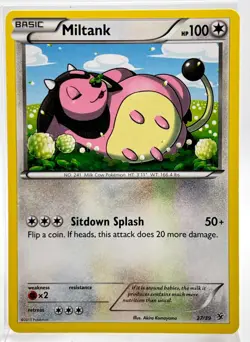 Miltank 27/39 Pokemon Card 2013 Kalos Starter Set MP/HP - Image 1