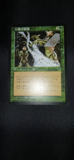 Mtg Lp Tempest Rare Japanese Earthcraft Vintage Magic The Gathering Card - Image 1