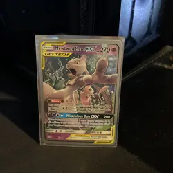 Mewtwo & Mew GX - 71/236 - Pokemon Unified Minds Sun & Moon Ultra Rare Card NM - Image 1