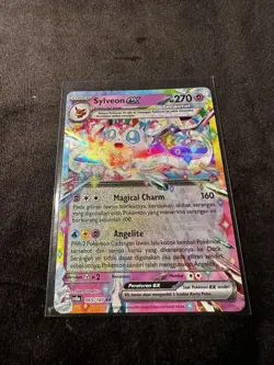 Sylveon EX RR 069/187 SV8a Terastal Festival Indonesian Pokemon Card TCG - Image 1