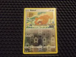 Bidoof 059/078 Pokemon Go Rare Reverse Holo Pokemon Card *Brand New* - Image 1