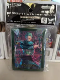 One Piece Card Game Official Sleeves: Assortment 11 Roronoa Zoro - Image 1