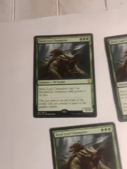 4 X Steel Leaf Champion - Dominaria - Magic the Gathering - MTG - Image 2