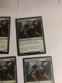 4 X Steel Leaf Champion - Dominaria - Magic the Gathering - MTG - Image 3
