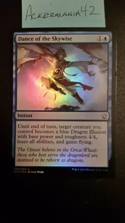 1 x Dance of the Skywise - Foil - DTK - LP- Magic The Gathering - MTG - QXQ01 - Image 1