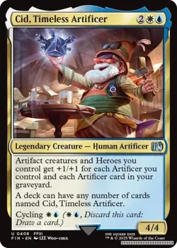Cid, Timeless Artificer (0408) [FIN - 408] - NM [Normal] TCG MTG - Image 1