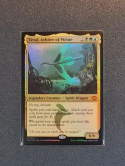 MTG Teval, Arbiter of Virtue - Foil - Tarkir: Dragonstorm - TDM - Near Mint+ - Image 1