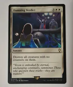 MTG Damning Verdict x1 Commander: FF Regular NM/PFresh! - Image 1