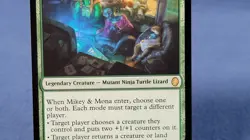 Mikey And Mona Mutant Sitters NM Mtg Commander TMC 125 - Image 3
