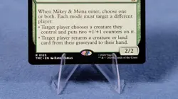 Mikey And Mona Mutant Sitters NM Mtg Commander TMC 125 - Image 4