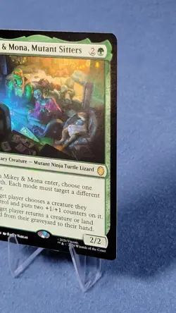 Mikey And Mona Mutant Sitters NM Mtg Commander TMC 125 - Image 5