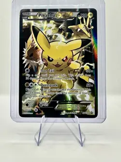 Pokemon TCG Pikachu EX XY124 Black Star Promo Holo NM - Image 1