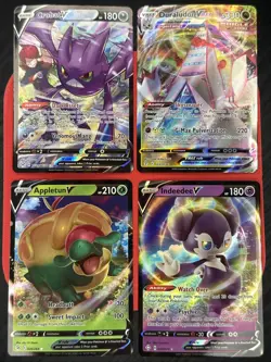 Pokemon TCG 4 Card Lot Trainer Gallery Illustration Rare Holo Waifu NM SWSH VMAX - Image 1
