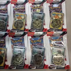 Pokemon Scarlet & Violet Obsidian Flames Checklane Blister Pack Lot Of 10 820650853319 - Image 3