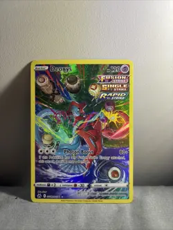 Pokemon TCG Deoxys Holo Card GG12/GG70 Crown Zenith Galarian Gallery Ultra Rare - Image 1