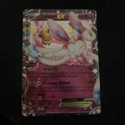 Pokemon Sylveon EX Ultra Rare Full Art Holo RC21/RC32 Generations English - Image 1